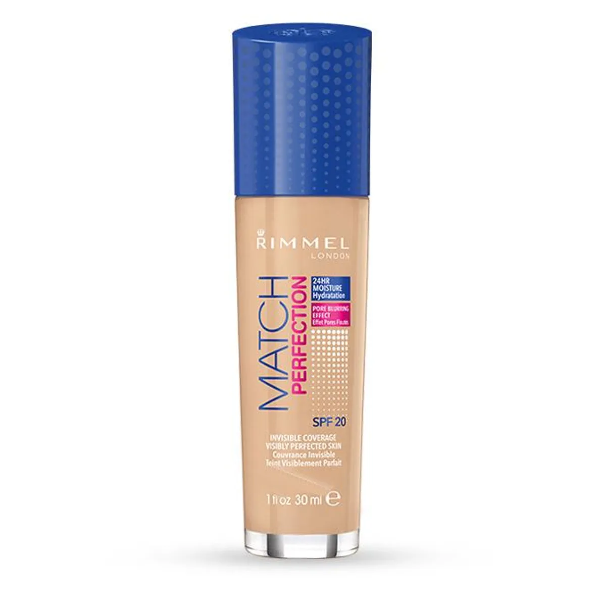 Rimmel Match perfection foundation spf20 100 ivory 30ml