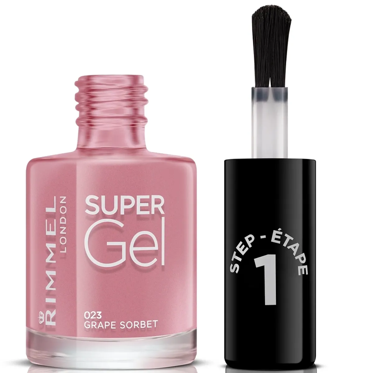 RIMMEL Super Gel Nail Polish 12 ml - 023 Grape Sorbet