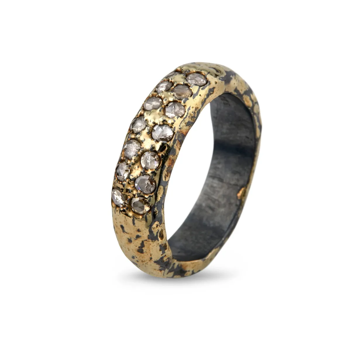 Ring Heritage Golden Pavé - 54