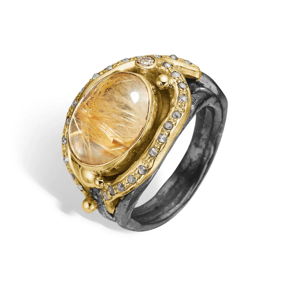 Ring Kensho Rutile Quartz - 57