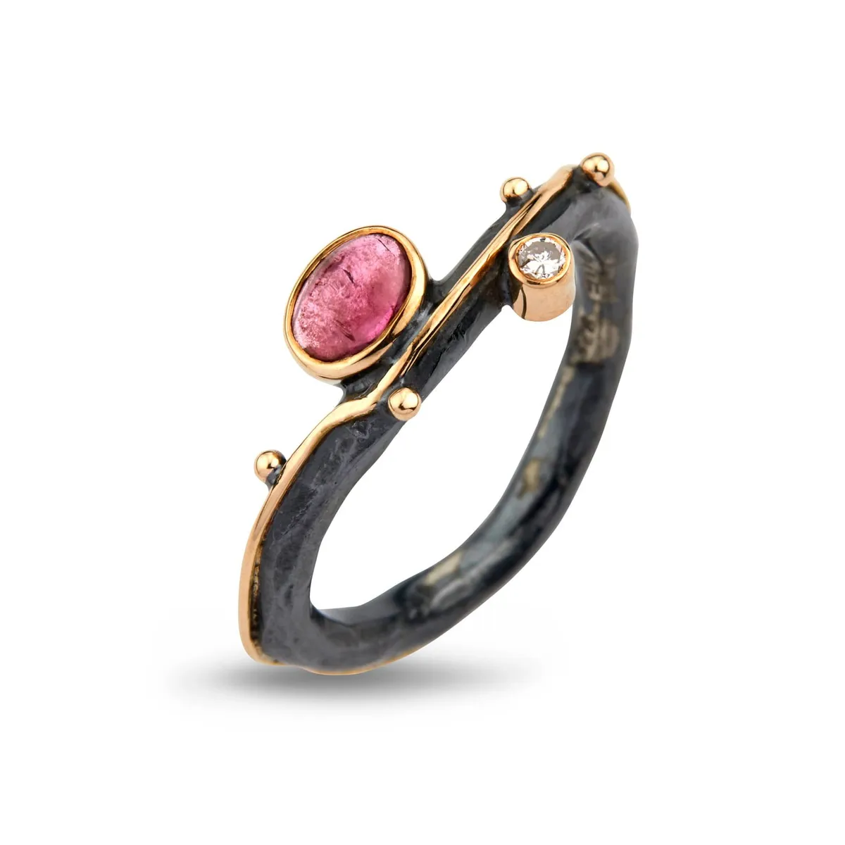 Ring Louise Red Tourmaline - 55