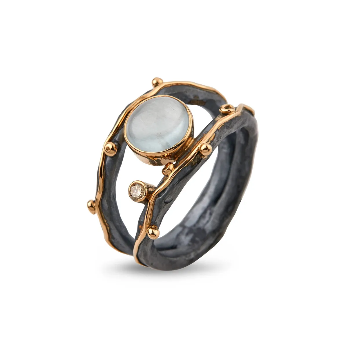 Ring Zeus Dubeca Aqua - 56