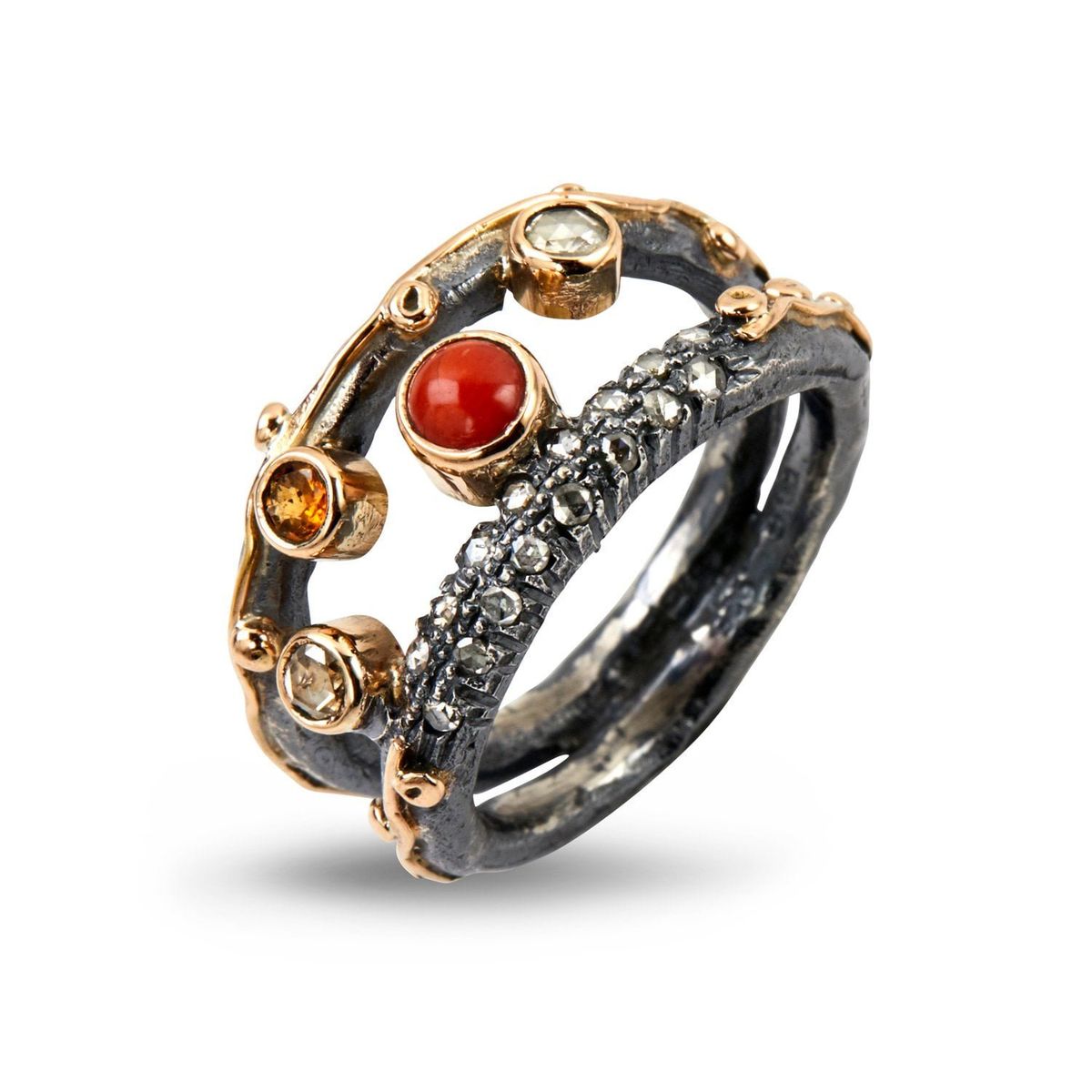 Ring Zeus Dubeca Superior Coral - 52