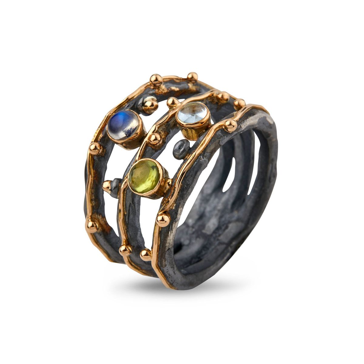 Ring Zeus Tribeca Blue/Green - 52