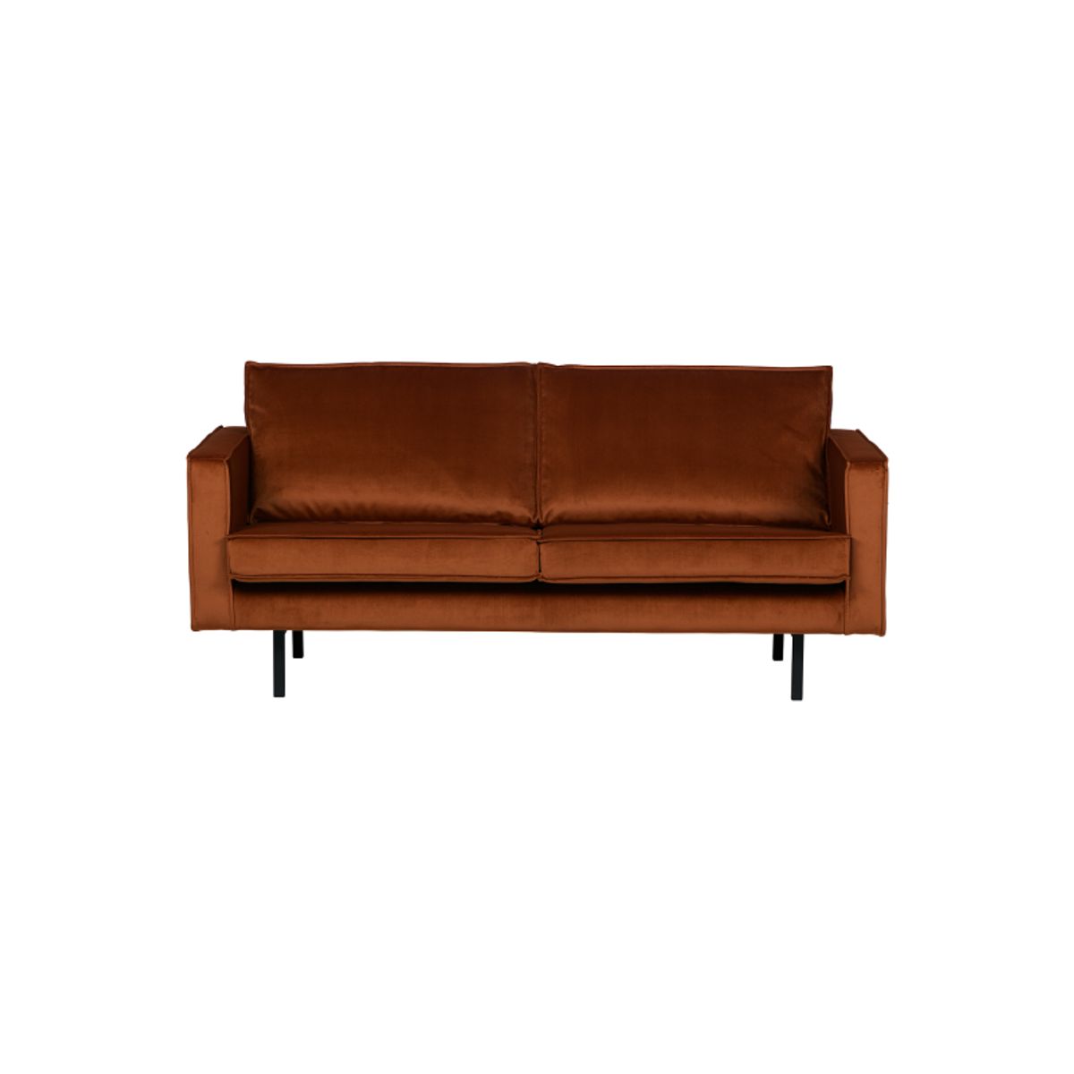 Rodeo 2,5-pers Sofa Velour - Rust