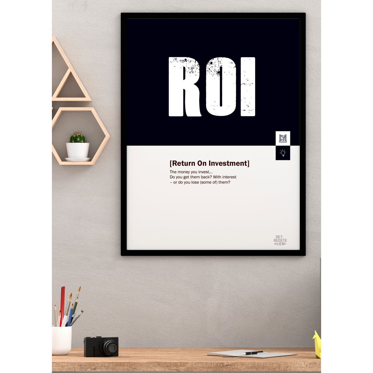 ROI-marketing-plakat - 30 x 40 cm - Kr. 219,-