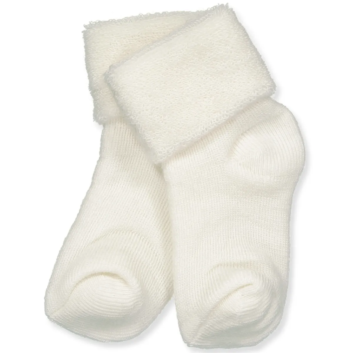 Rosa Baby Socken aus Wolle