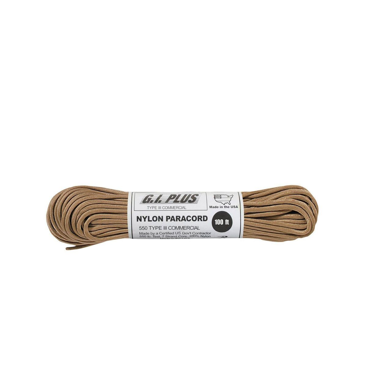 Rothco Paracord Nylon 30m Tan