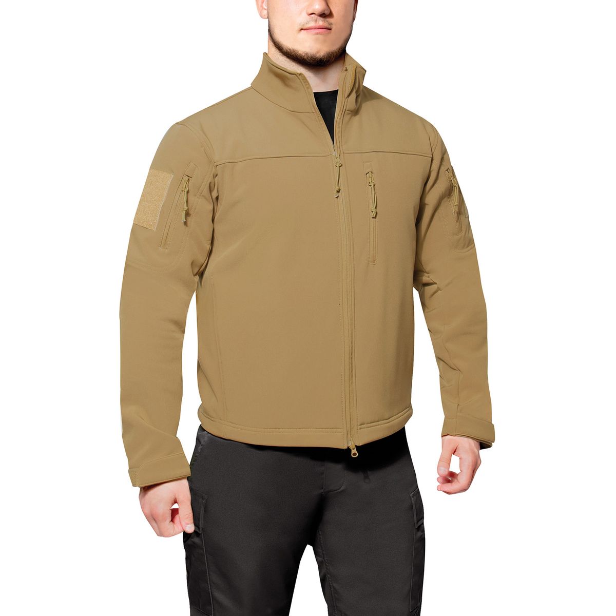 Rothco Stealth Ops Taktisk Softshell Jakke Coyote Brun