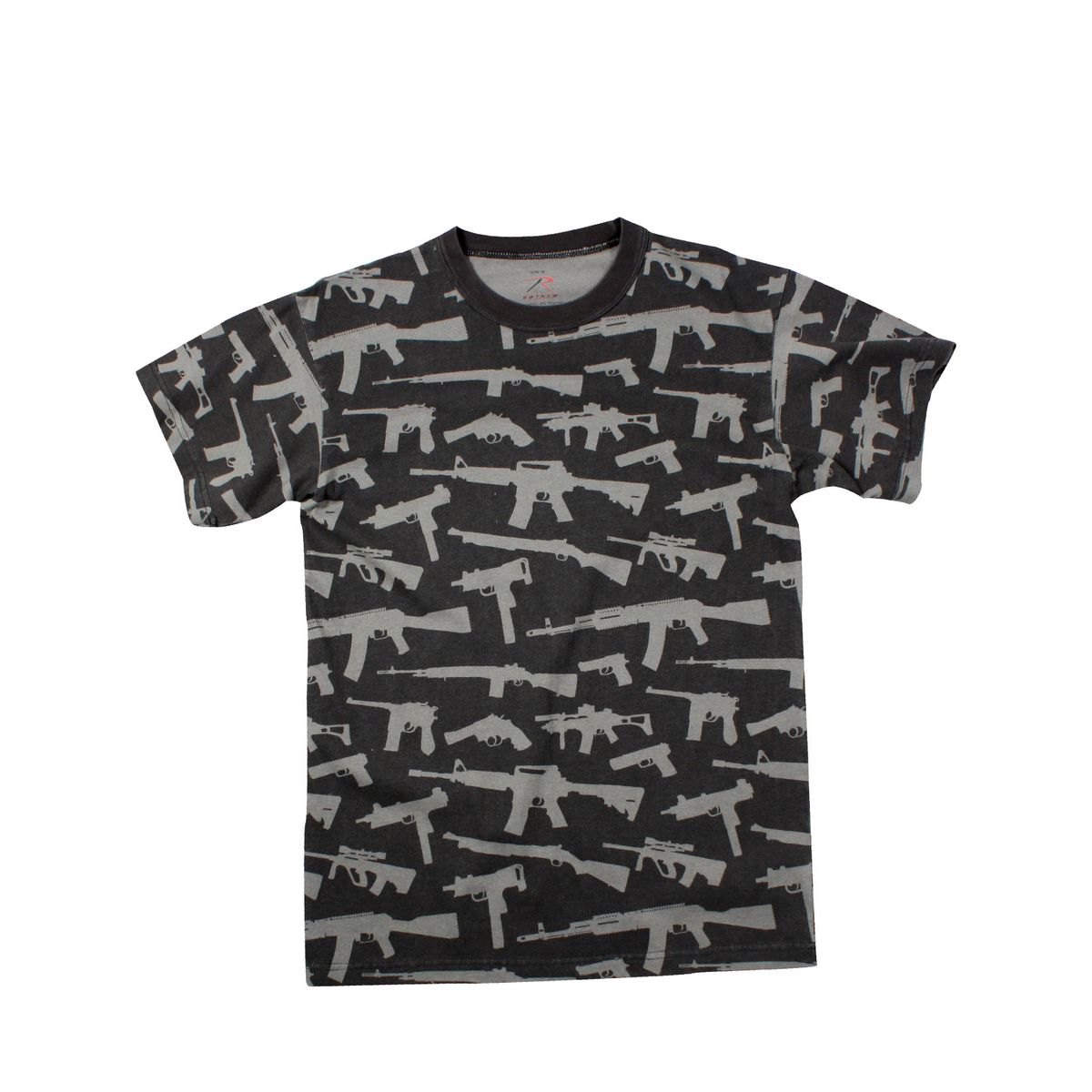 Rothco T-Shirt m. Gunprint Sort