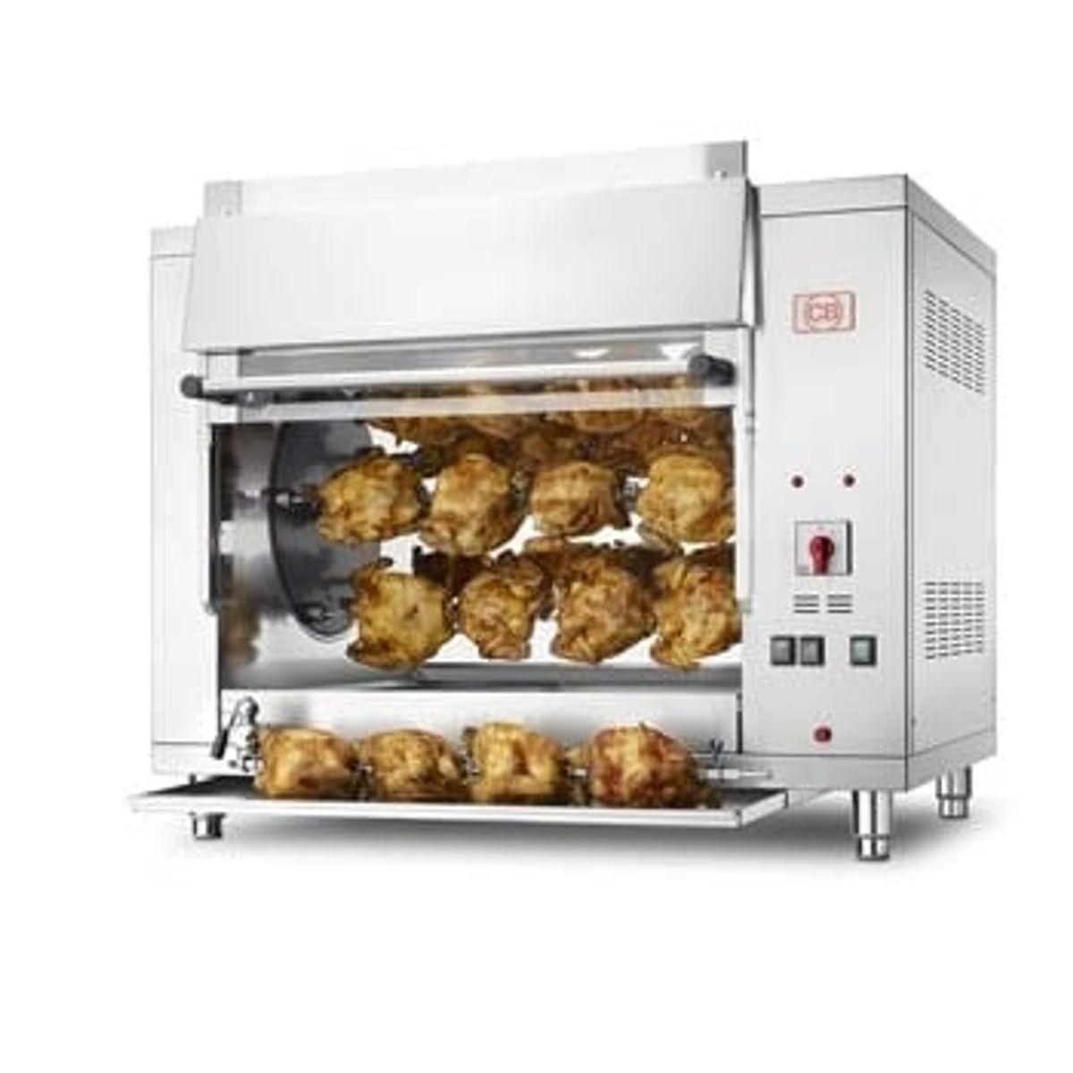 Rotiserie elektrisk kyllingegrill p7/5 (20P) - CB-Italy 2P10-6 (72P)