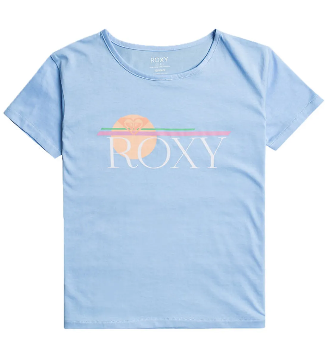 Roxy T-shirt - Day And Night - Bel Air Blue