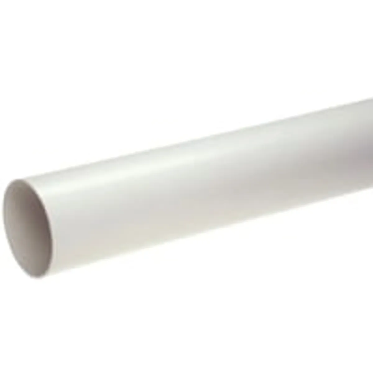 Rr 1,15 Meter 51mm Hvid Plast