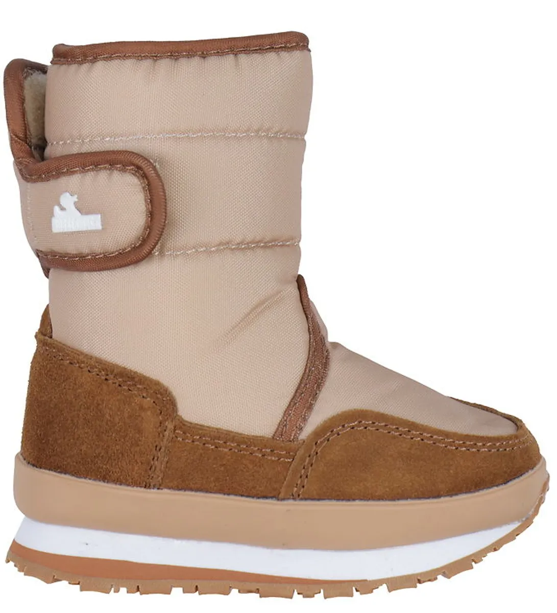 Rubber Duck Vinterstøvler - Snow Jogger - Beige/Cognac