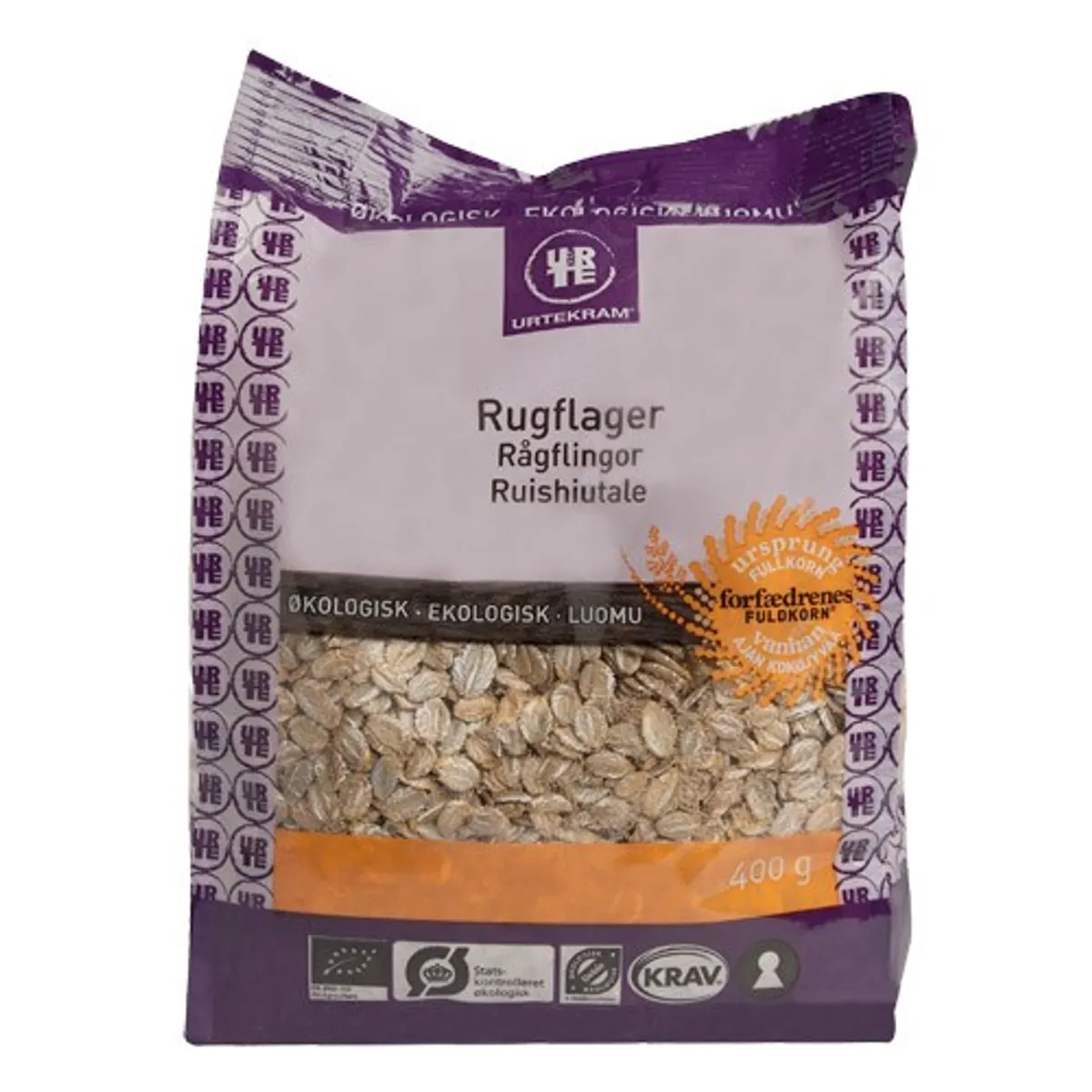 Rugflager Økologisk- 400 gr - Urtekram