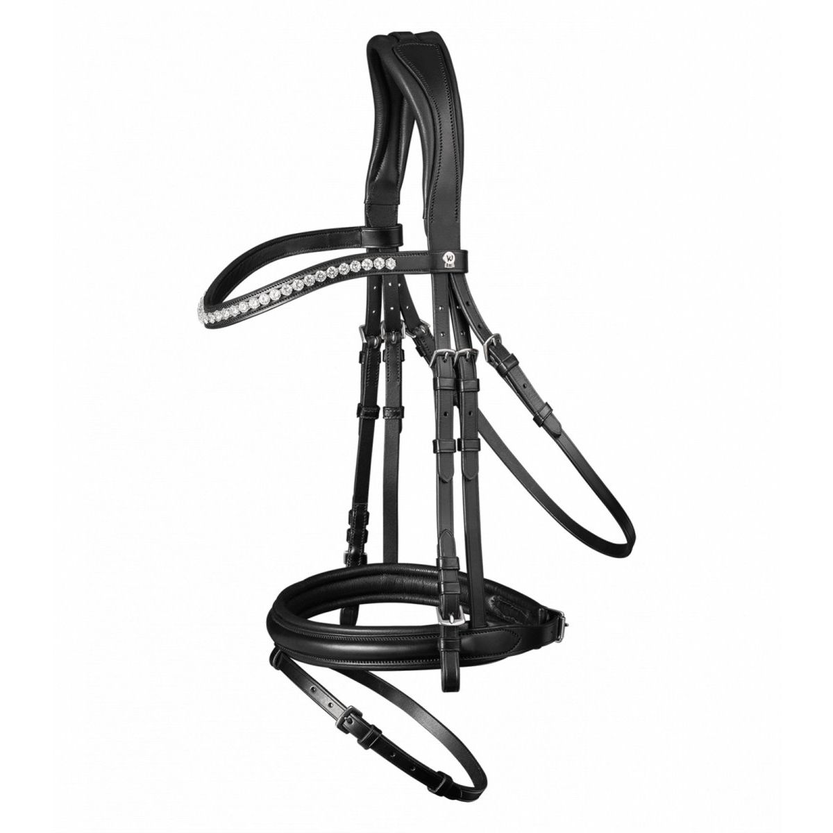 S-Line bridle Classy, engl.combined - Sort