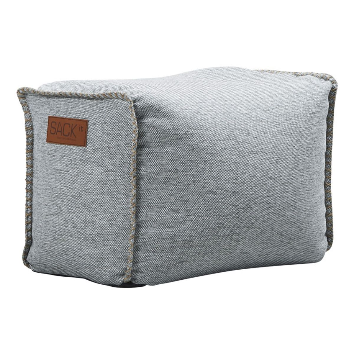 SACKit Cobana Square Pouf - Sand Melange