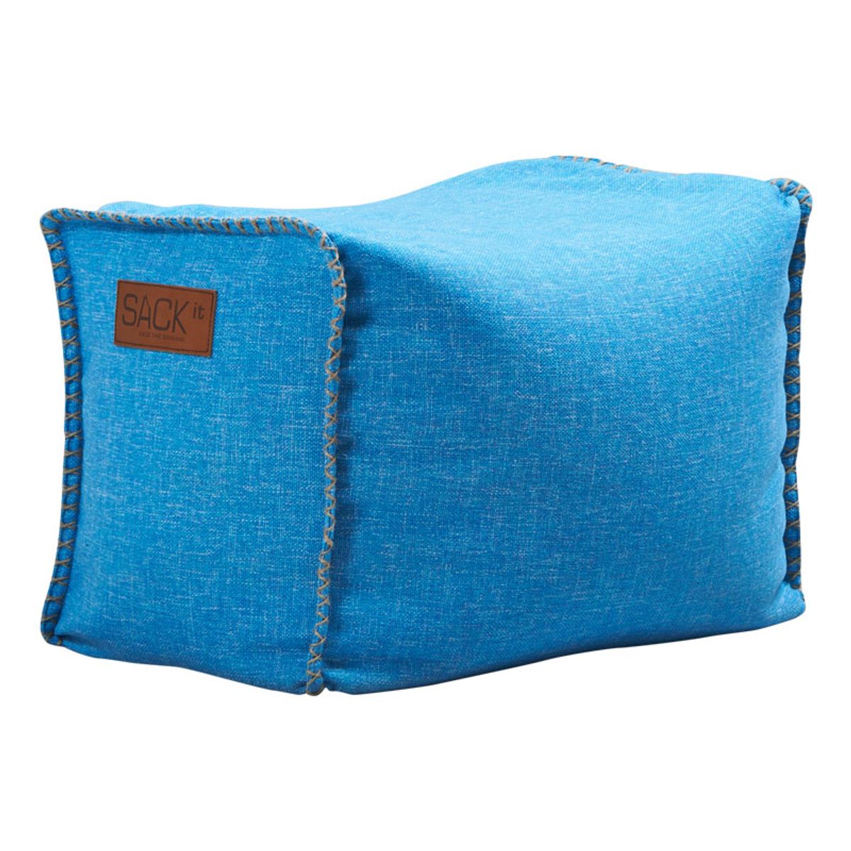 SACKit Cobana Square Pouf - Turkis