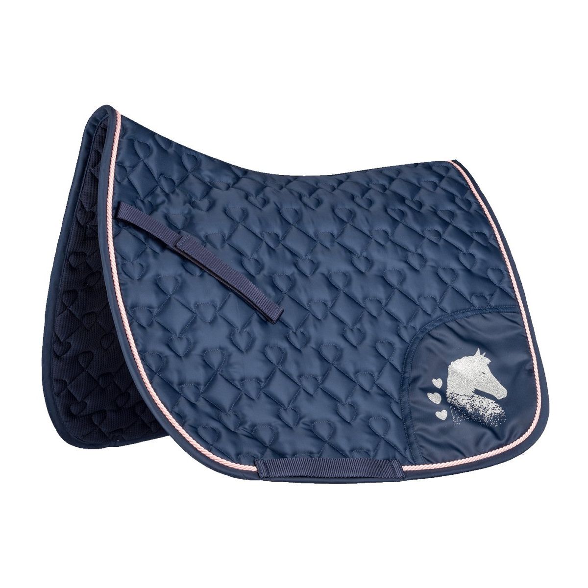 Saddle Pad Unicorn - Glitter, nightblue, SH