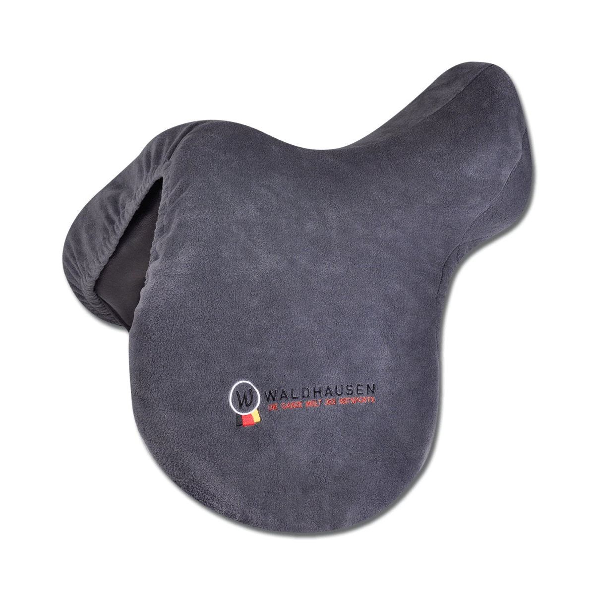 Saddlecover Fleece, grau, Waldhausen Stick