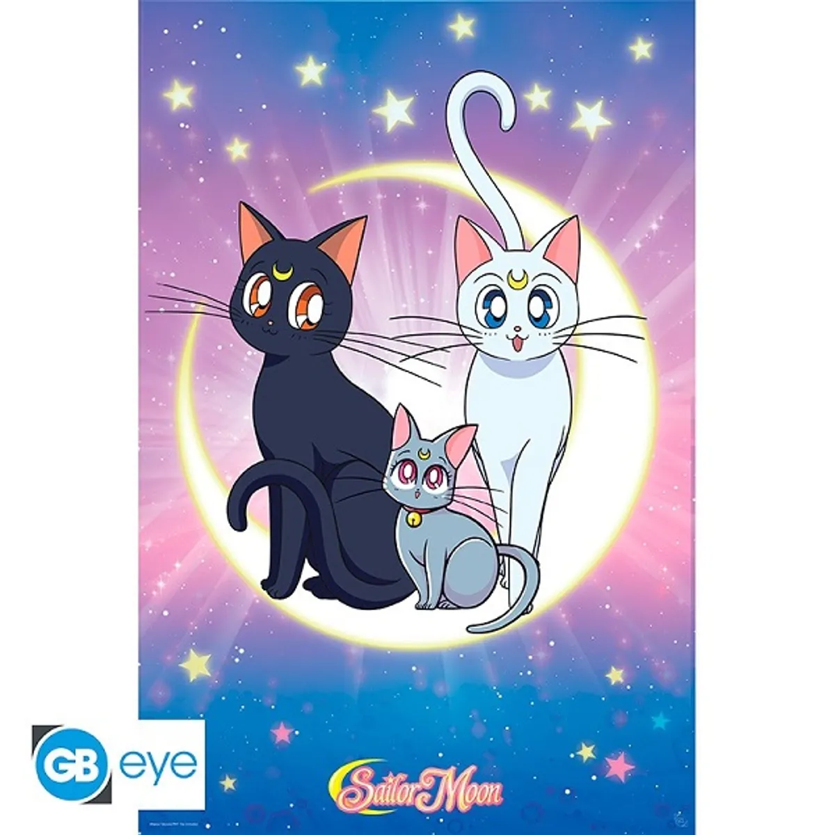 Sailor Moon - Luna, Artemis & Diana - Poster/Plakat 61x91.5cm