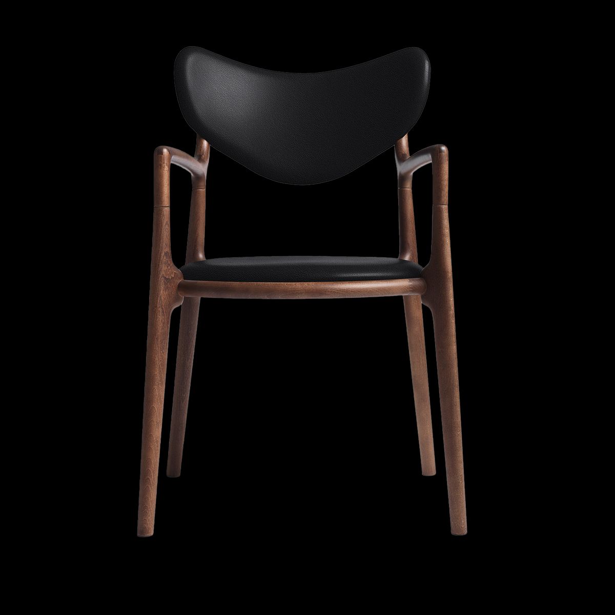 Salon - Walnut Stained Beech Exclusive Black