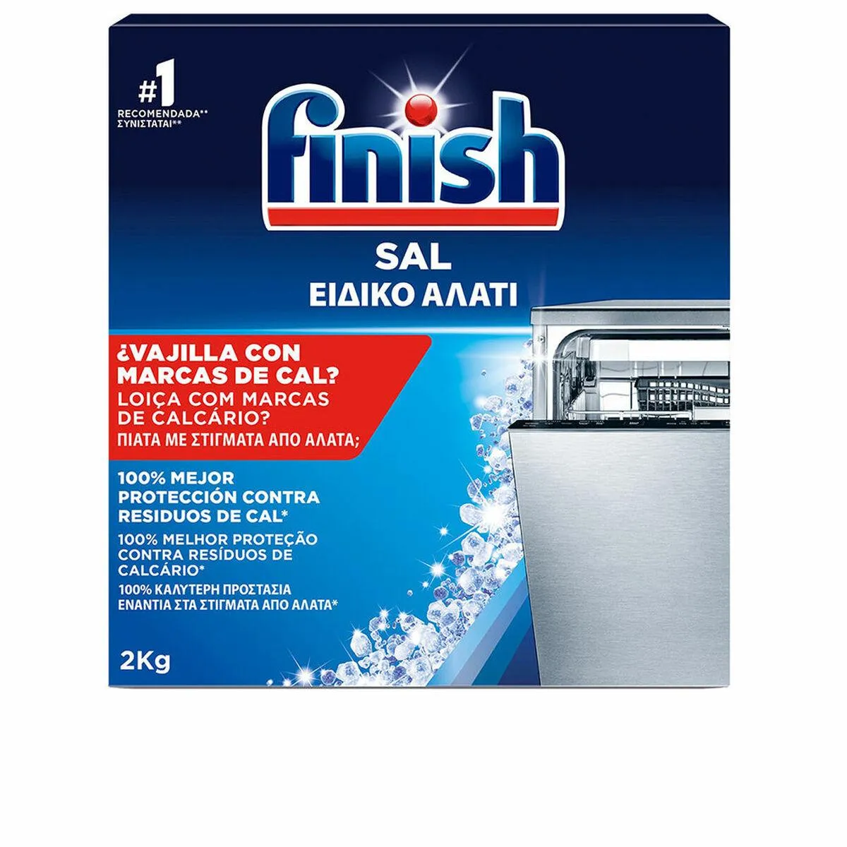 Salt til opvaskemaskiner Finish Finish 2 Kg