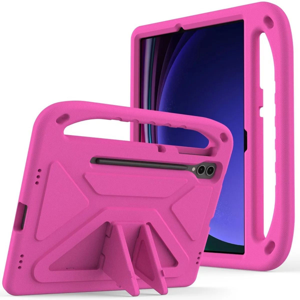 Samsung Galaxy Tab S9 Plus / Tab S8+/S7+ - Hybrid EVA cover - Børnevenligt - Rosa