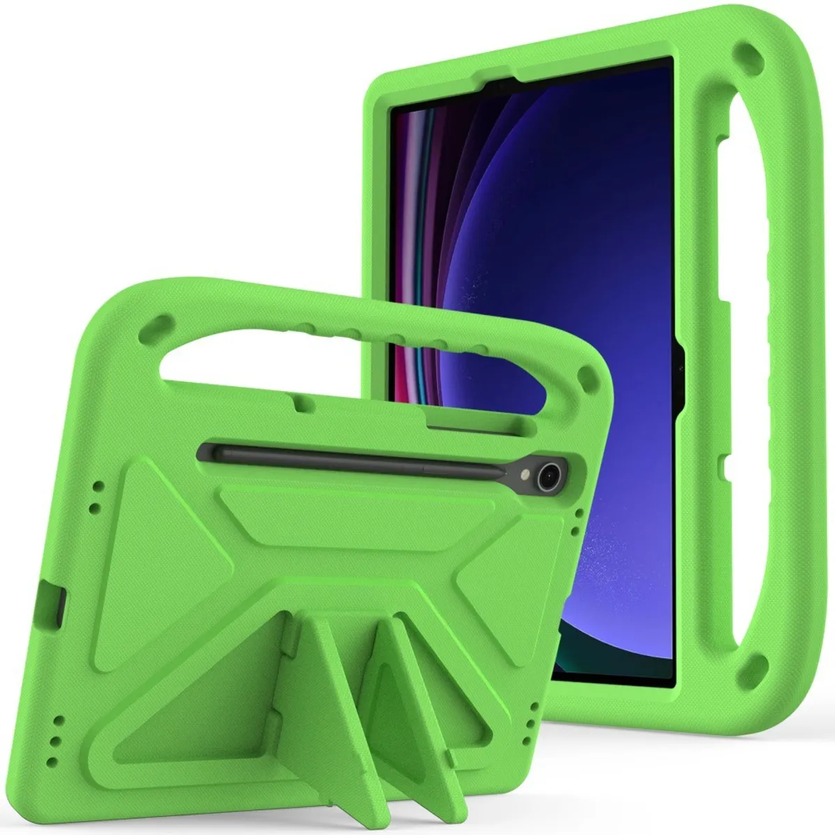 Samsung Galaxy Tab S9 / Tab S8 /Tab S7 - Hybrid EVA cover - Børnevenligt - Grøn