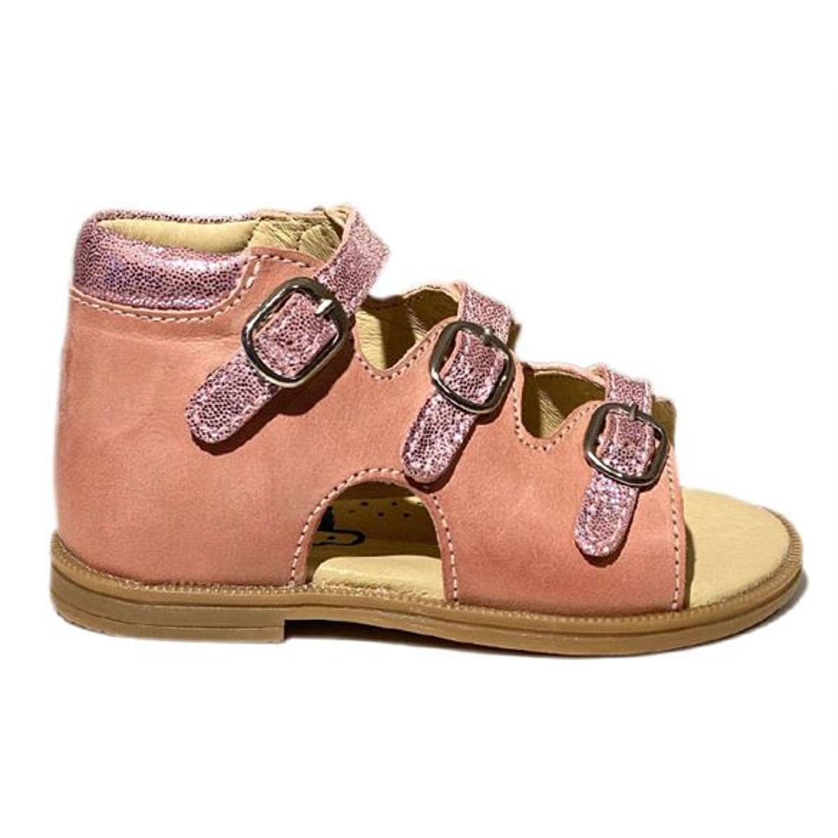 Sandal 'ala BabyBotte', pink eco