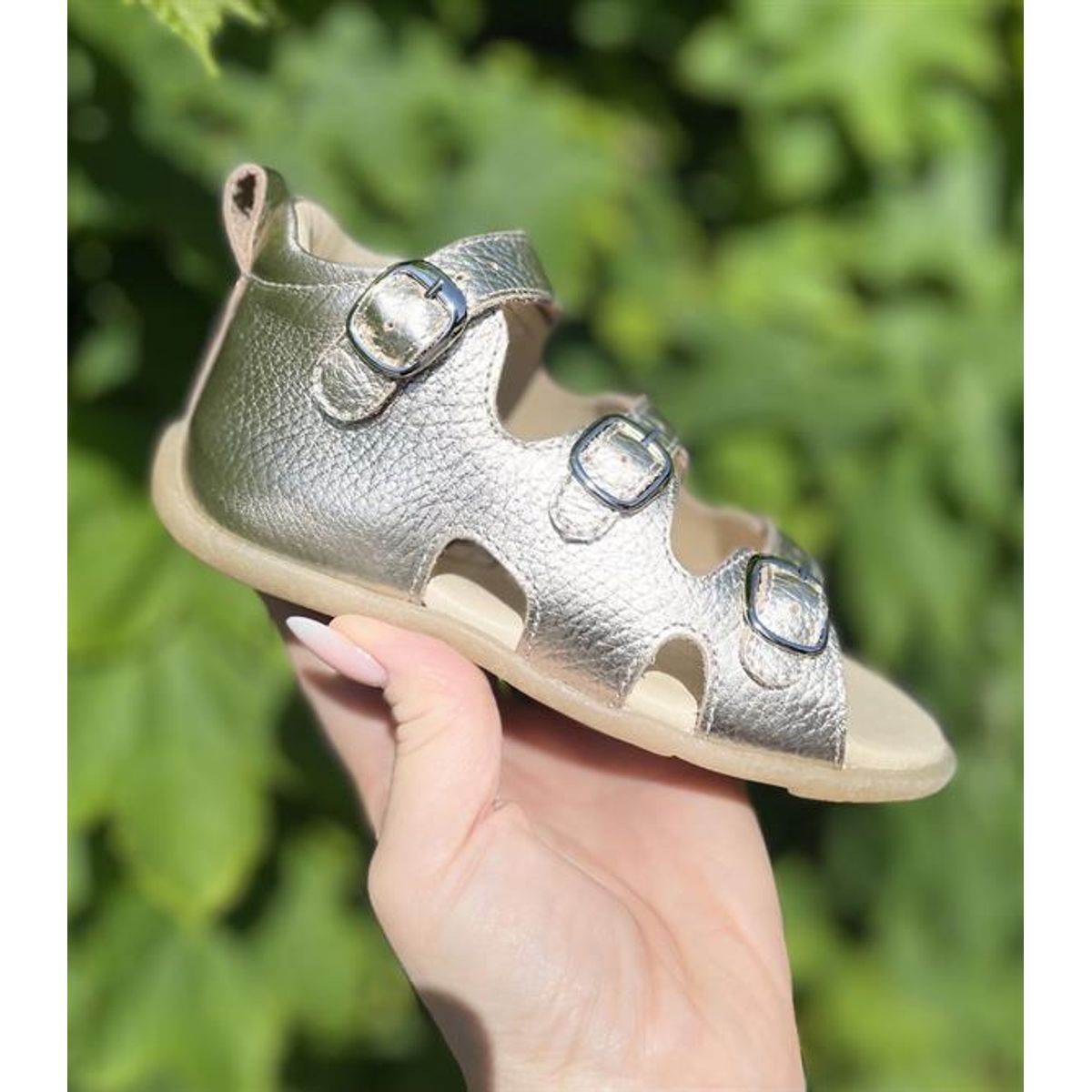 Sandal 'ala BabyBotte', stone metal