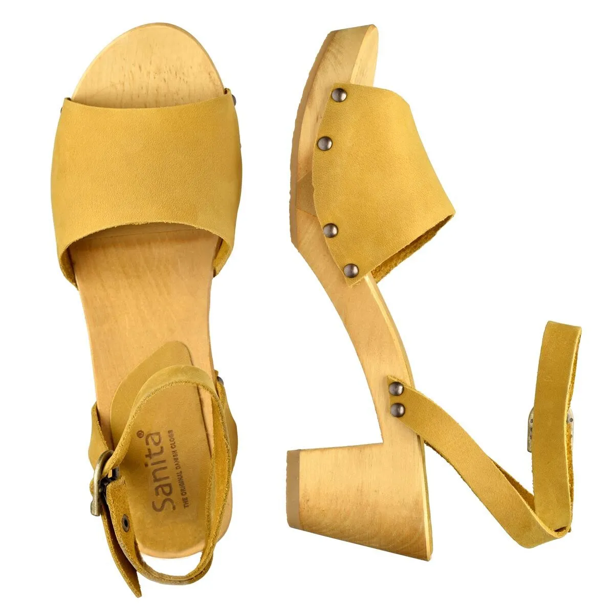 Sanita Yara Flex Sandal Gul, Størrelse: 36, Dame