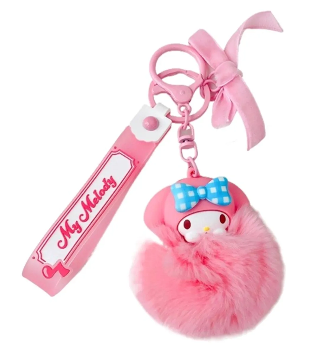 Sanrio - My Melody - Pom-pom Keychain / NÃ¸glering