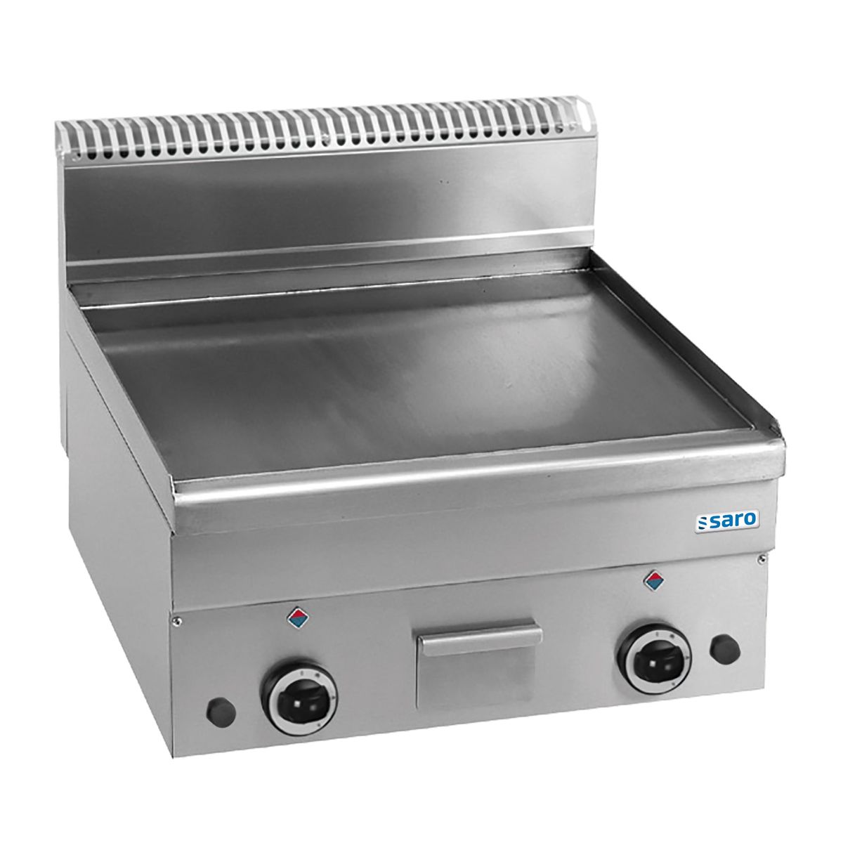 SARO Gasgrillplade Glat plade 600x600 Model GFT66L