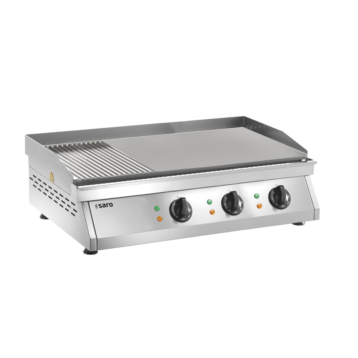 SARO Stegeplade - EL - (rillet + glat) model FRY TOP GH 760 R