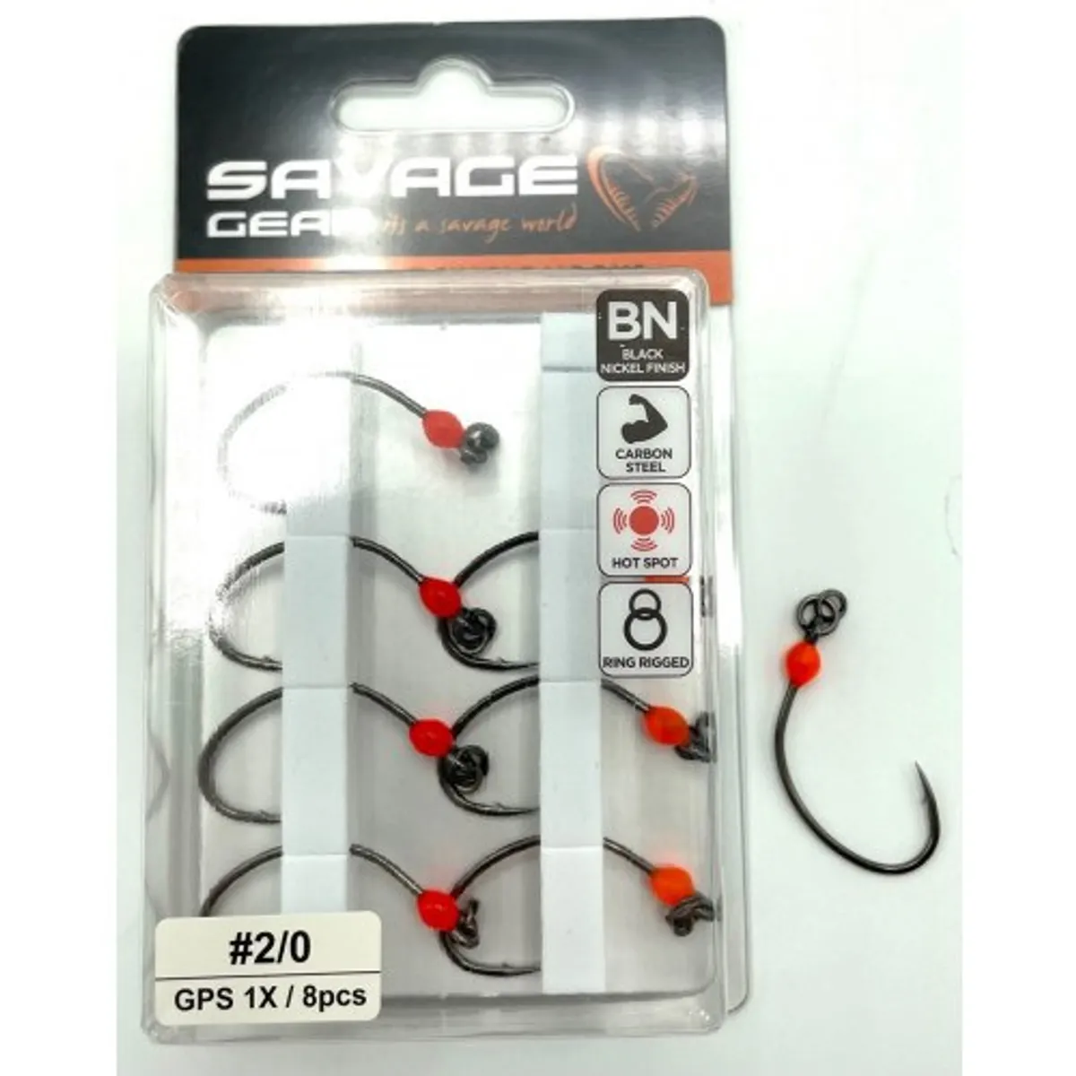 Savage Gear Enkeltkrog Hotspot Ring Rigged