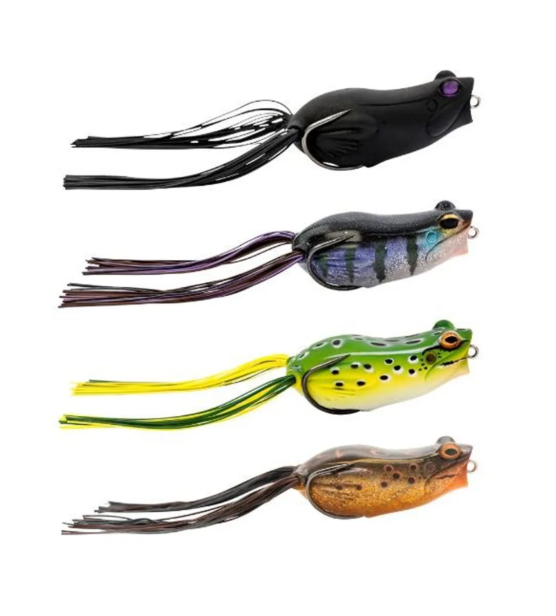 Savage Gear Hop Popper Frog - Green Leopard