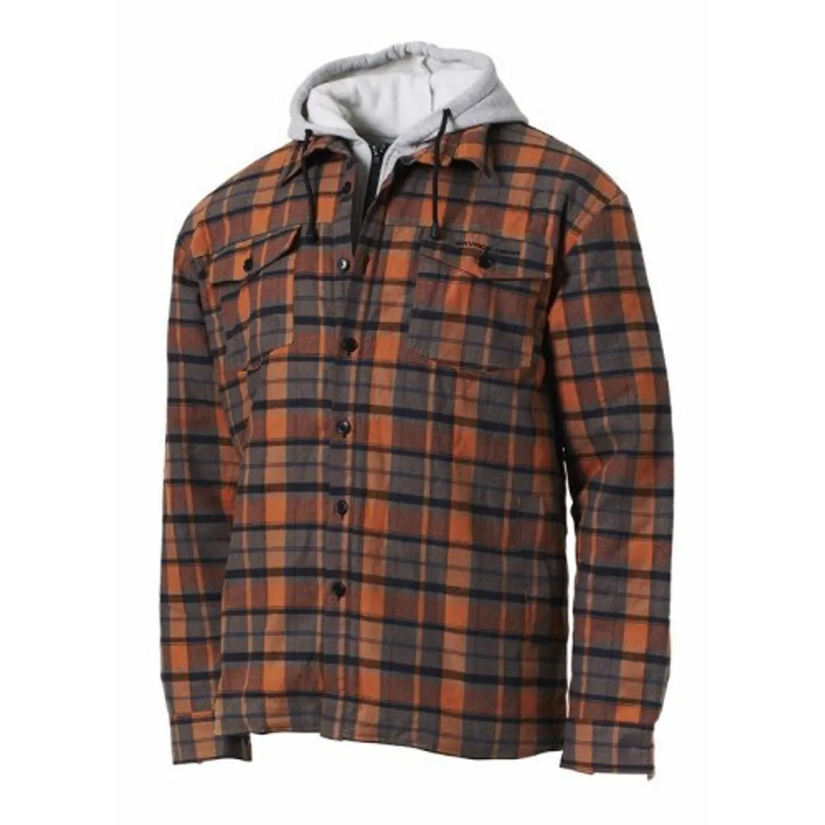 Savage Gear Twin Skjorte Jakke Orange/Grey Check