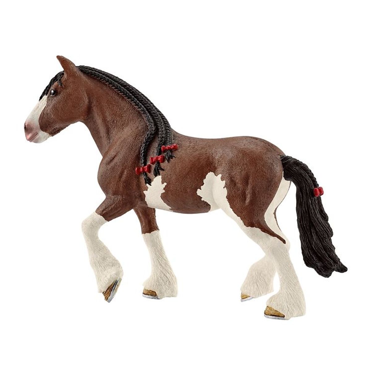 Schleich Dyr - 16,1 x 12 cm - Clydesdale Hoppe 13809