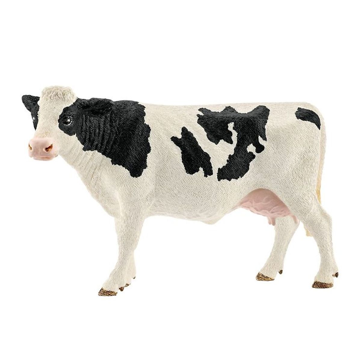 Schleich Dyr - Sortbroget Ko - H: 8 cm 13797