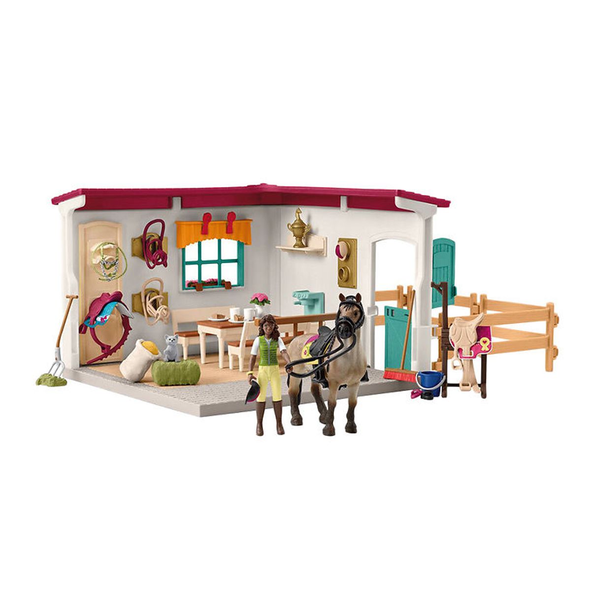 Schleich Horse Club - Tack Room Extension - 85 Dele - 42591