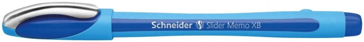 SCHNEIDER Slider Memo Pen, XB, blå -.