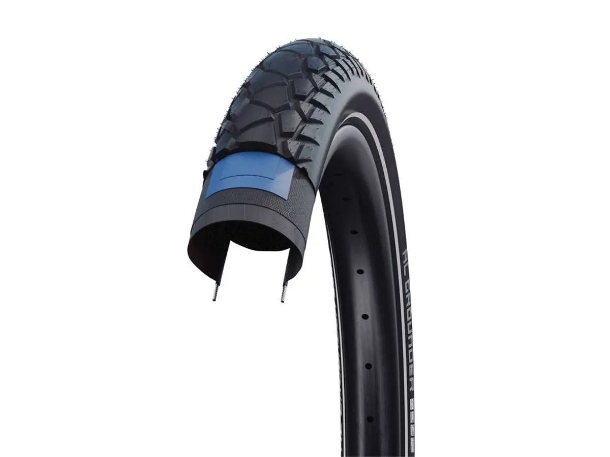 Schwalbe Al Grounder - Performance Line DD - Tråddæk - 27,5x2,35 (60-584) E-50 - Sort refleks