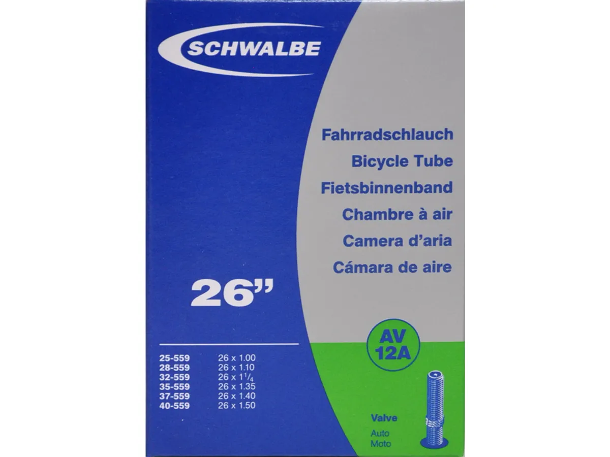 Schwalbe slange 26 x 1,00-1,50 med Auto ventil AV12A