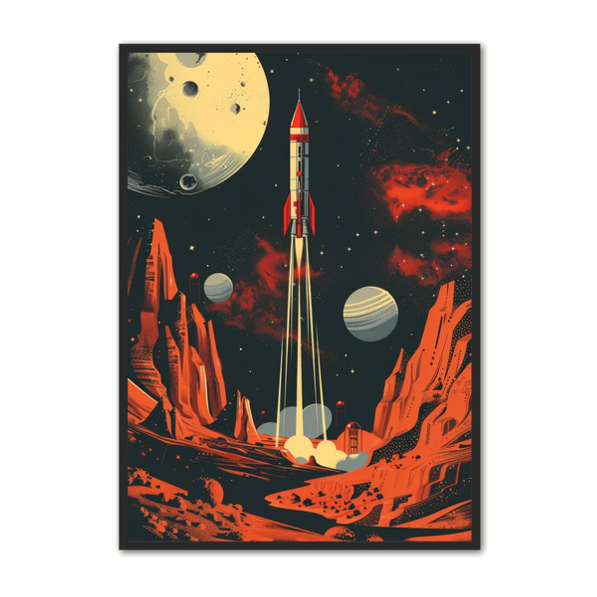 Science Fiction Plakat 33 - Retro