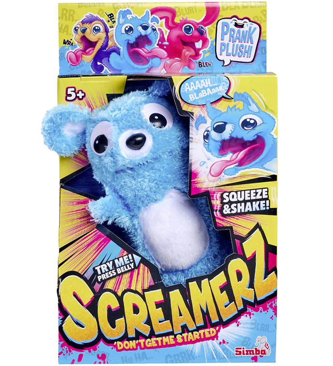 ScreamerZ Bear - 30 cm - Blå