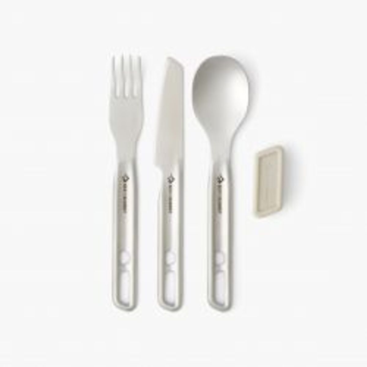 Sea To Summit Detour Stainless Steel Cutlery Set - [1p] [3 Piece] Stainless Steel Grey - Bestik