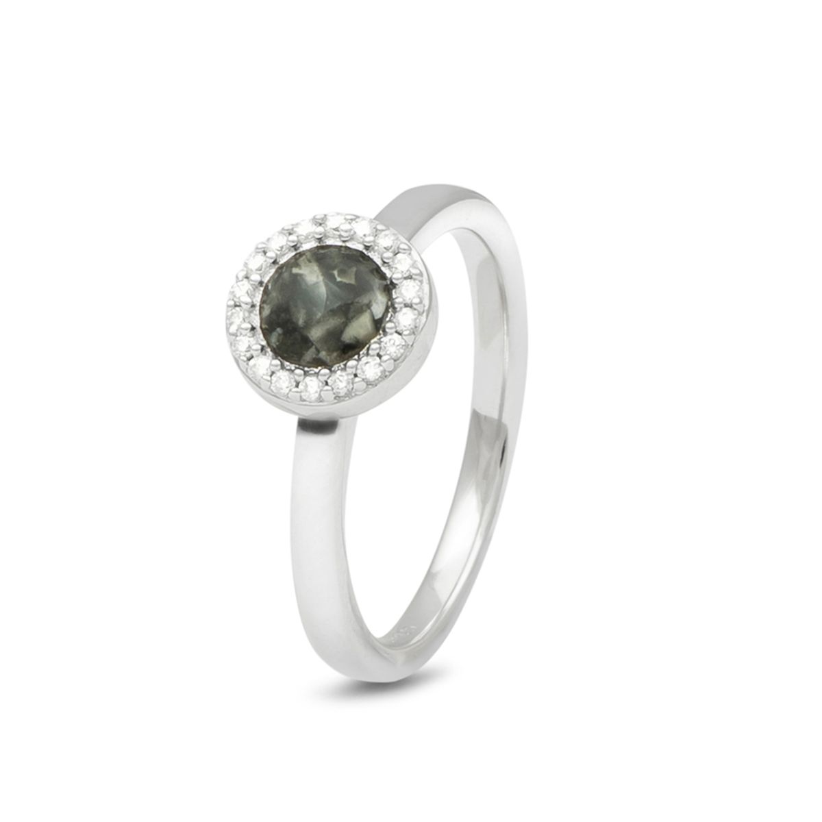 SEE YOU Ring i hvidguld med zirkon eller diamant- Model: RG 010 W