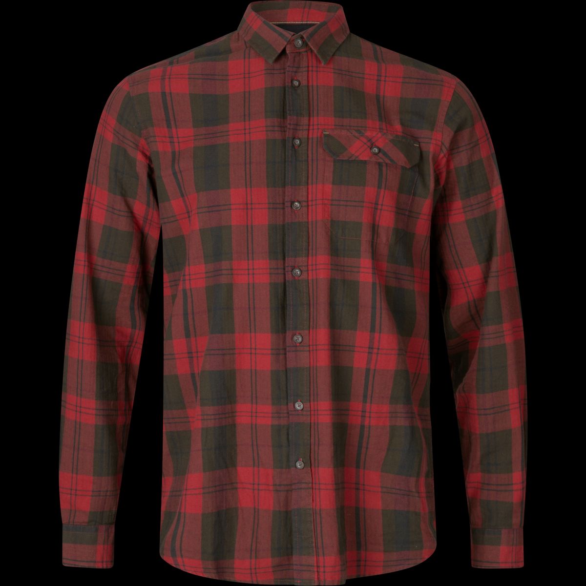 Seeland Highseat skjorte Red forest check-L