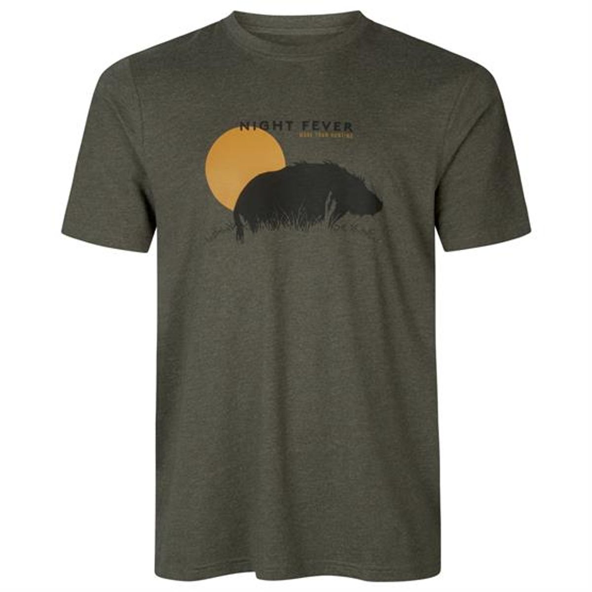 Seeland Night Fever T-Shirt Mens, Pine Green Melange